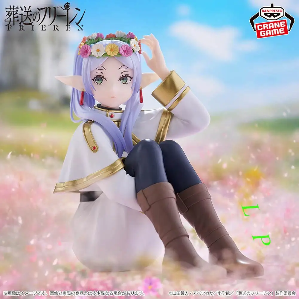 Banpresto BANDAI Frieren Funeral Freeren ESPRESTO-Flower Crown brand new Spot bens Anime modelo figura de ação Brinquedo em caixa genuíno