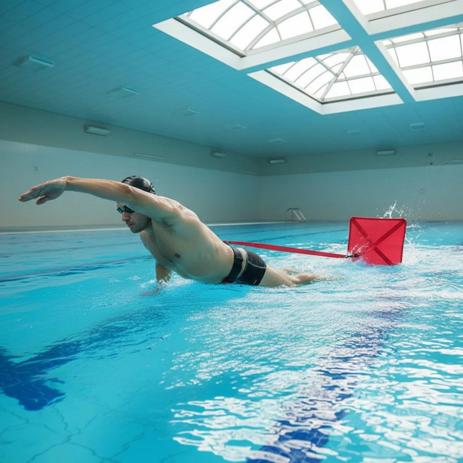 Swim Resistance Parachute Customizable Workout Swimming Parachute Water Drag Chute
