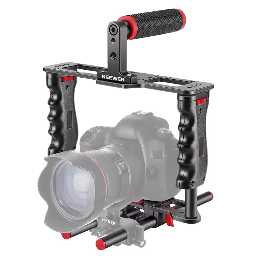 

NEEWER комплект для изготовления фильмов для зеркальных камер, верхняя ручка, двойная ручка, клетка из алюминиевого сплава, совместимая с Fujifilm Fo