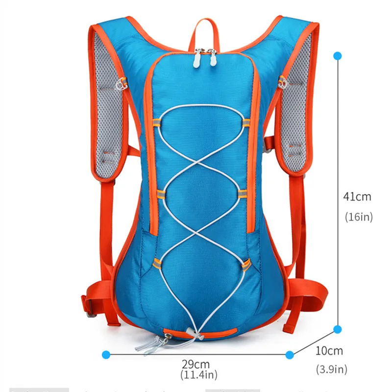 Neuer 12l Outdoor Sport Fahrrad Radfahren Laufen Wandern Trink wasser beutel Aufbewahrung shelm Pack wasserdichter ultraleichter Blasen rucksack