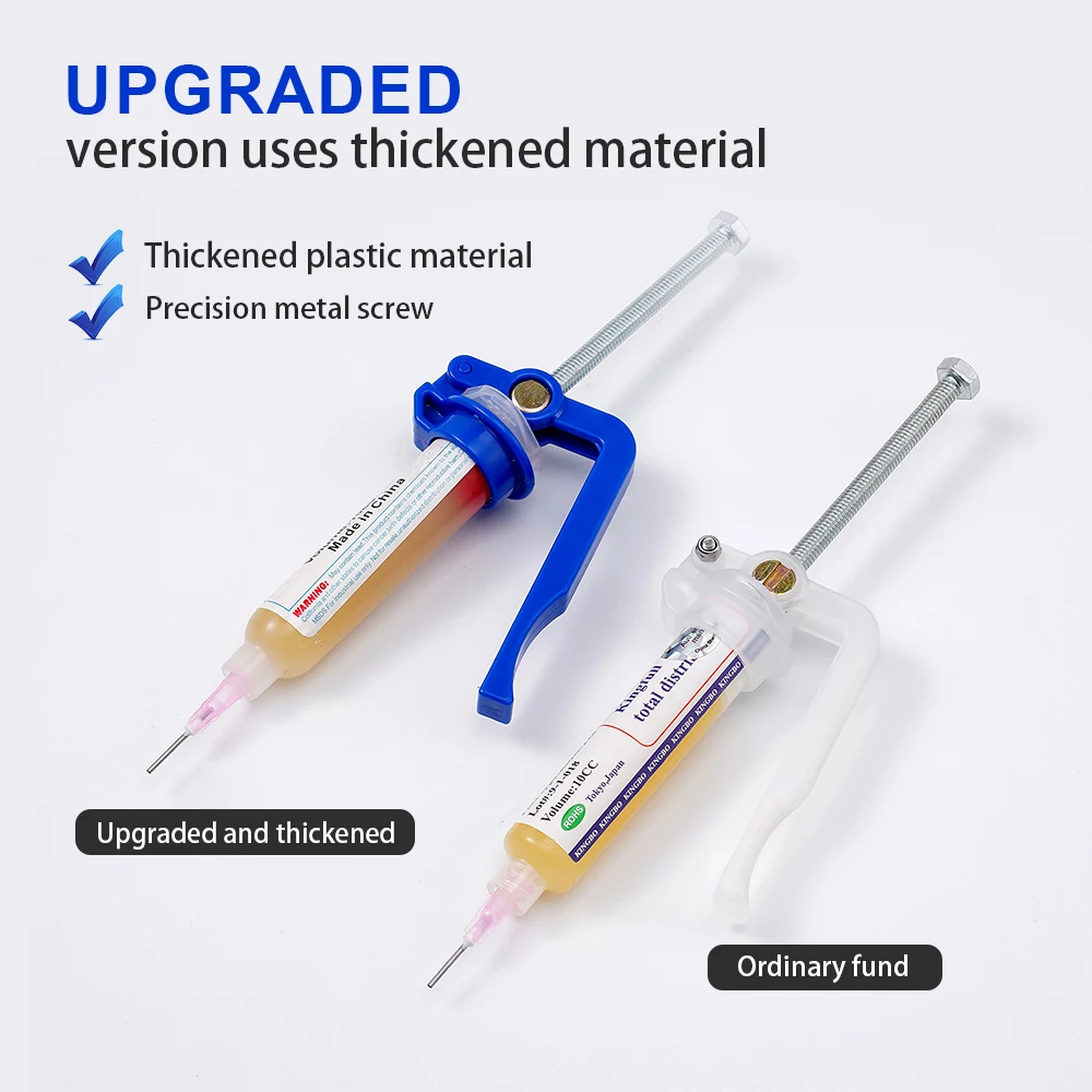 Imagem -03 - Solda Paste Booster para Circuit Board Repair Welding Oil Agulha Barril Extrusora Glue Gun Propulsion Tool Acessórios de Solda