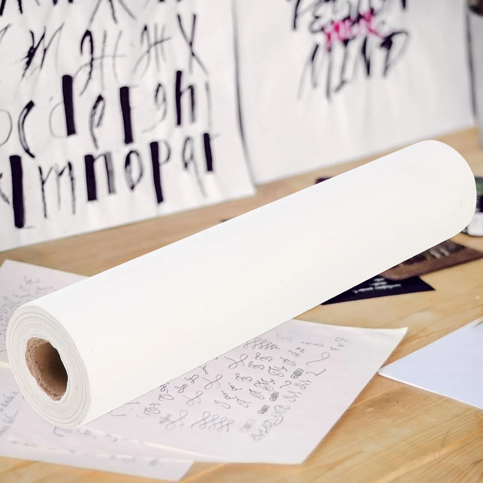 

1 Roll Of Heavy Duty Xuan Paper Calligraphy Writing Sumi Painting Paper Lightweight Portable For Artists Beginners Practice