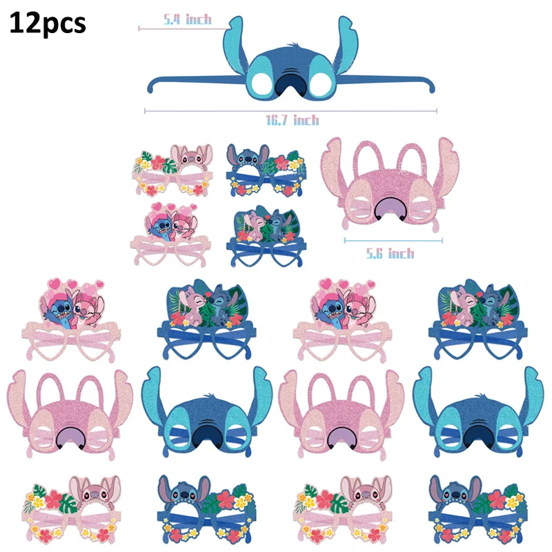 New Stitch Birthday Party Decoration Lilo & Stitch Sky Blue tovagliolo di carta piatto tazza stoviglie sfondo palloncino forniture per Baby Shower