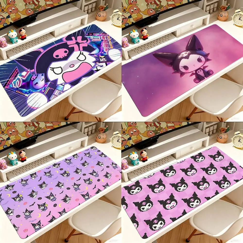 Tapis de souris K-Kuromis mignon, tapis d'ordinateur, tapis de bureau, tapis de clavier pour ordinateur portable, grand tapis de souris paysage pour le bureau