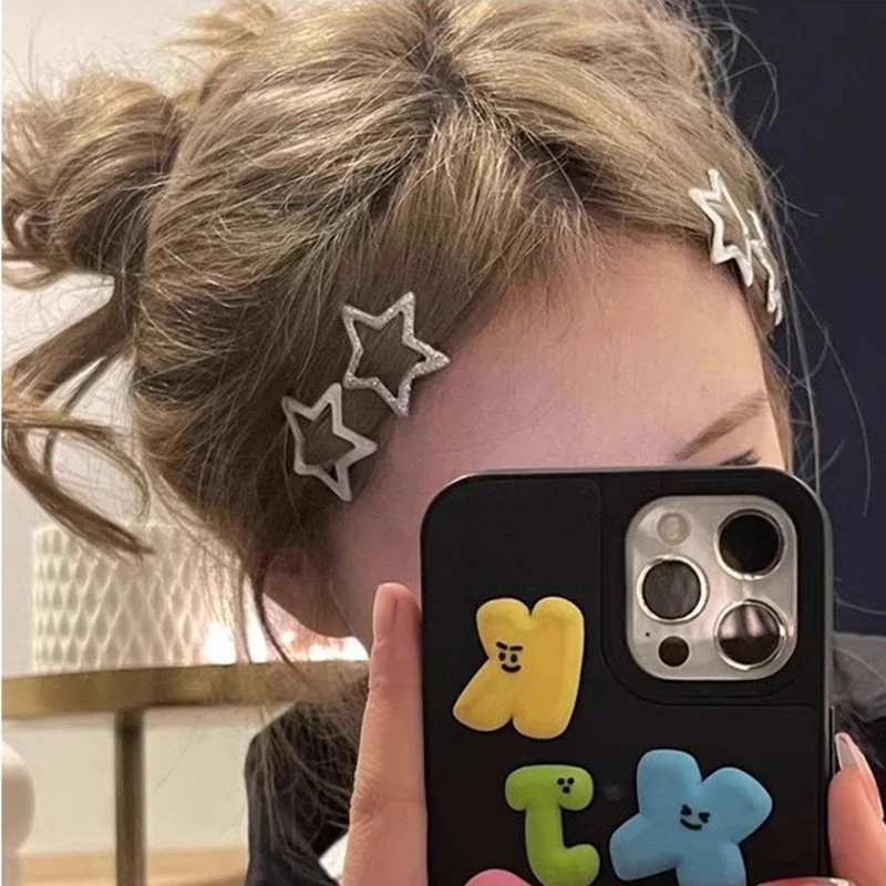 20 قطعة مقاطع الشعر الملونة ستار BB للفتيات الأطفال جميل الشعر تزيين دبابيس الشعر باريت أغطية الرأس إكسسورات شعر الأطفال #5