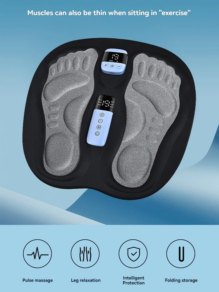 

Умный 3D массажный коврик для ног, импульсный точечный массажер для ног, массаж мышц ног, домашнее устройство для терапии ног, скульптура ног, чудо