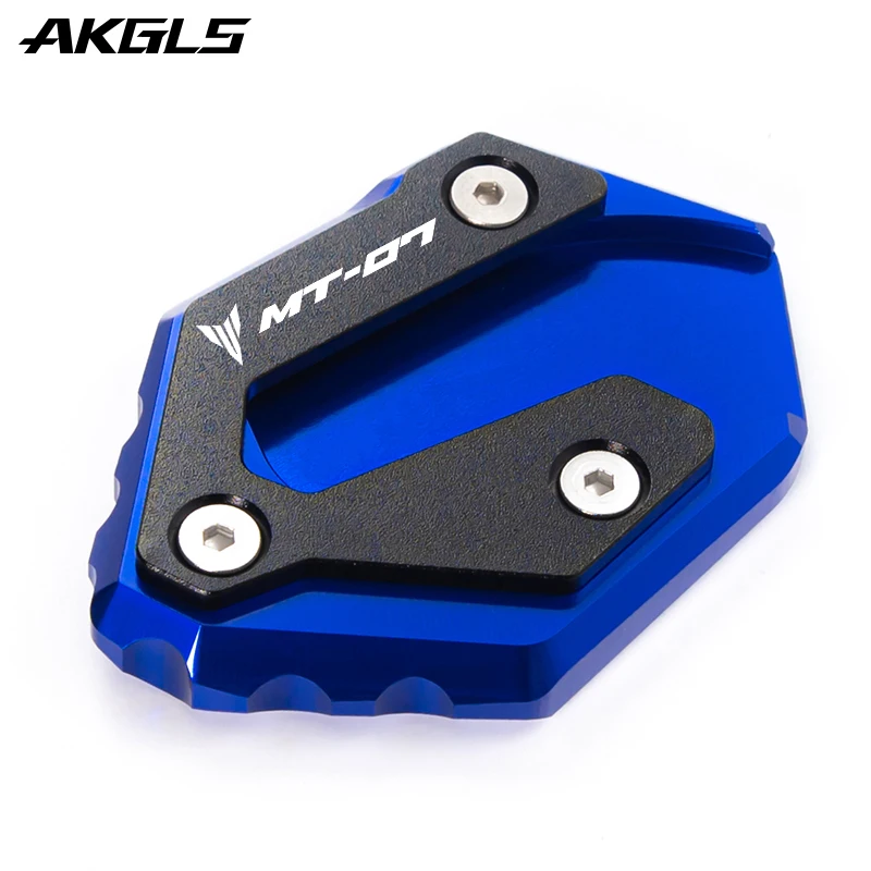 For YAMAHA MT07 MT 07 MT-07 MT09 tracer 900 /gt 700 /gt TRACER 9gt side stand extension pads enlarge stand plate expander