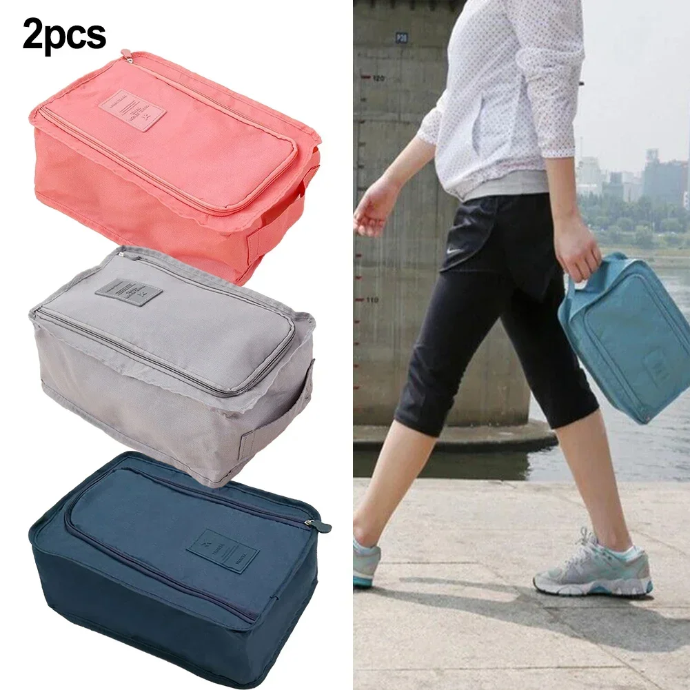 2Pcs Travel Storage Portable Sneaker Bag Bag Waterproof Breathable Single Shoe Storage Bag Foldable Portable Small Shoe Bag