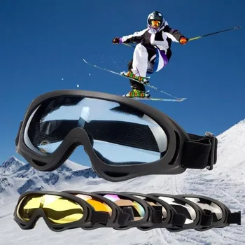 Skiing Sunglasses Cycling Motorcycle UV400 Shades Men Unisex Anti Ultraviolet Goggles Fashion Korean Retro Windproof Eyewear