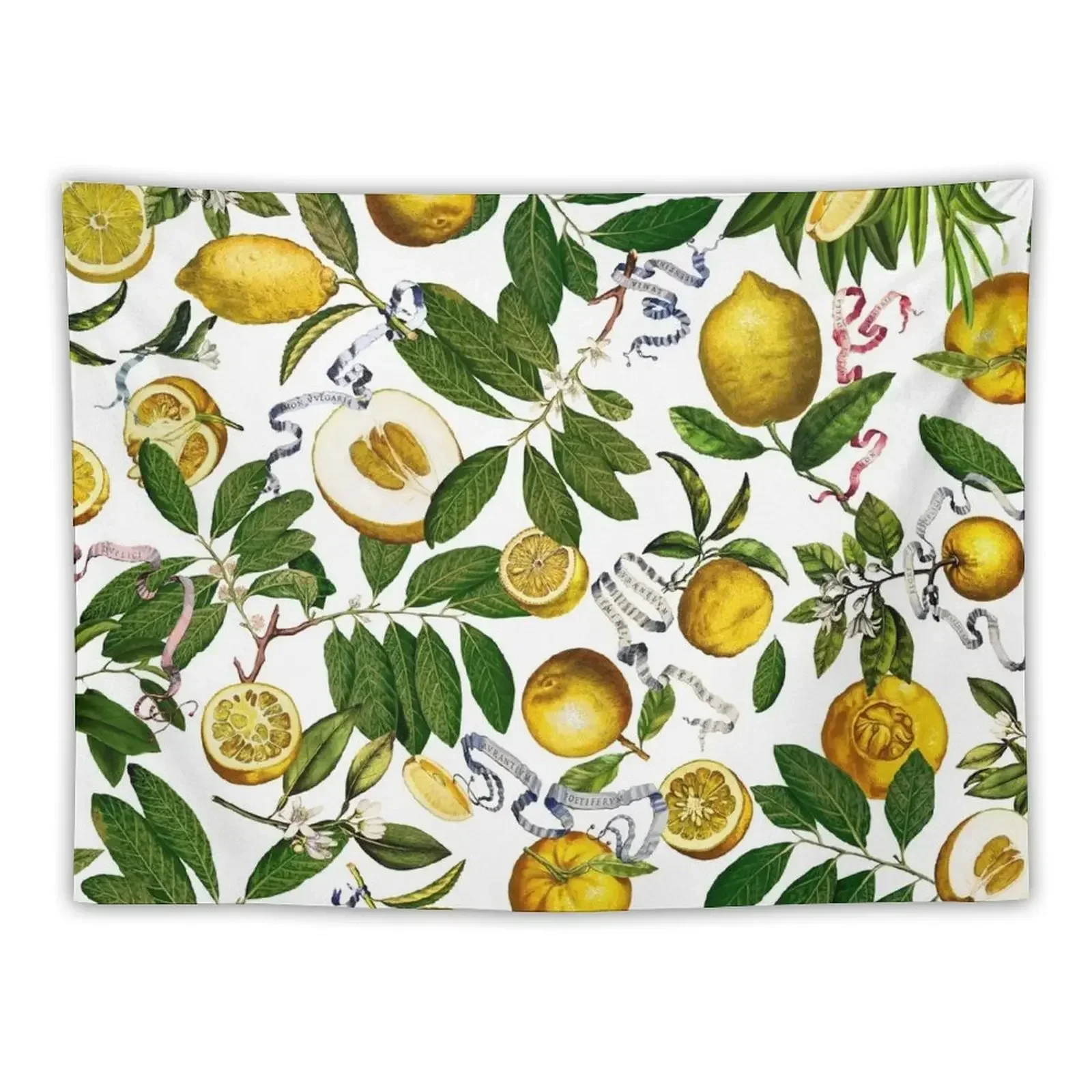 

Lemon Tree - White Tapestry Decorative Wall Room Decoration Aesthetic Wall Mural Room Decorating Aesthetic Tapestry