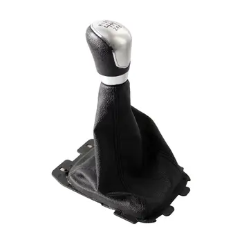 適用於福特翼搏(2013-2018)的黑色PU皮革手排變速桿球頭防塵套 8 最佳銷售 福特翼搏 - №8