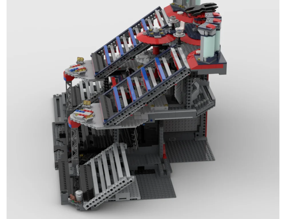 Famosa cenas de rua moc tijolos de construção modular espaço suporte modelo tecnologia blocos natal diy brinquedo construção presentes