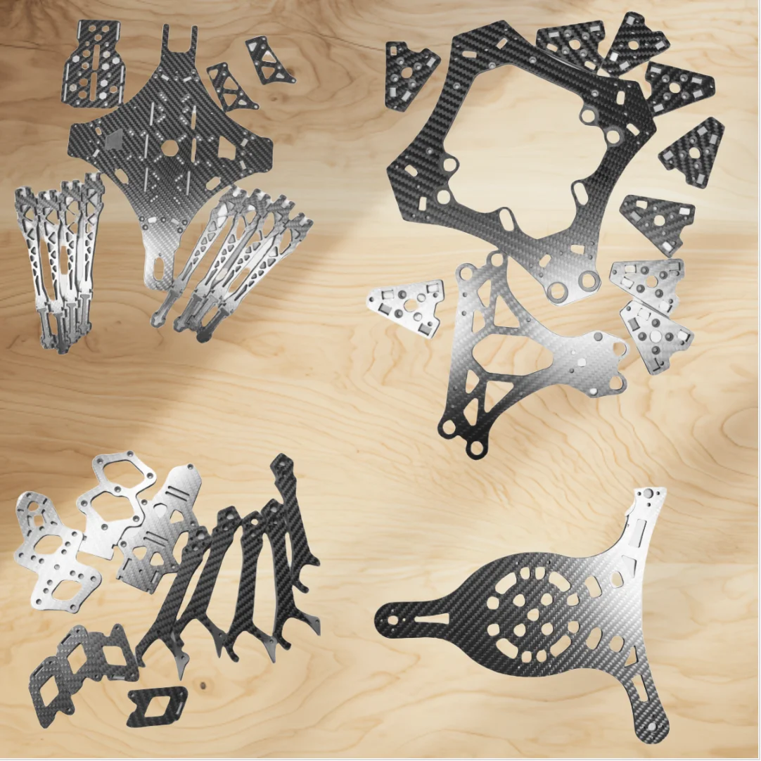 Placa de fibra de carbono personalizada, processamento de corte CNC, serviço DIY, painel de folha de fibra de carbono, usinagem CNC