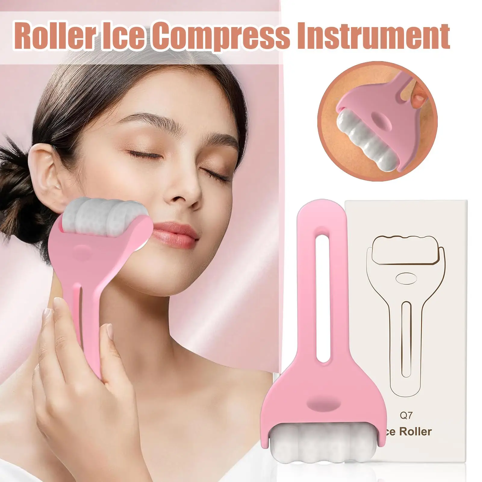 Eis Gesicht Roller Haut Roller Für Gesicht Hautpflege Werkzeug Kühlung Beruhigende Massagegerät Für Beauty Spa Entspannung Auge Hals Schönheit werkzeug