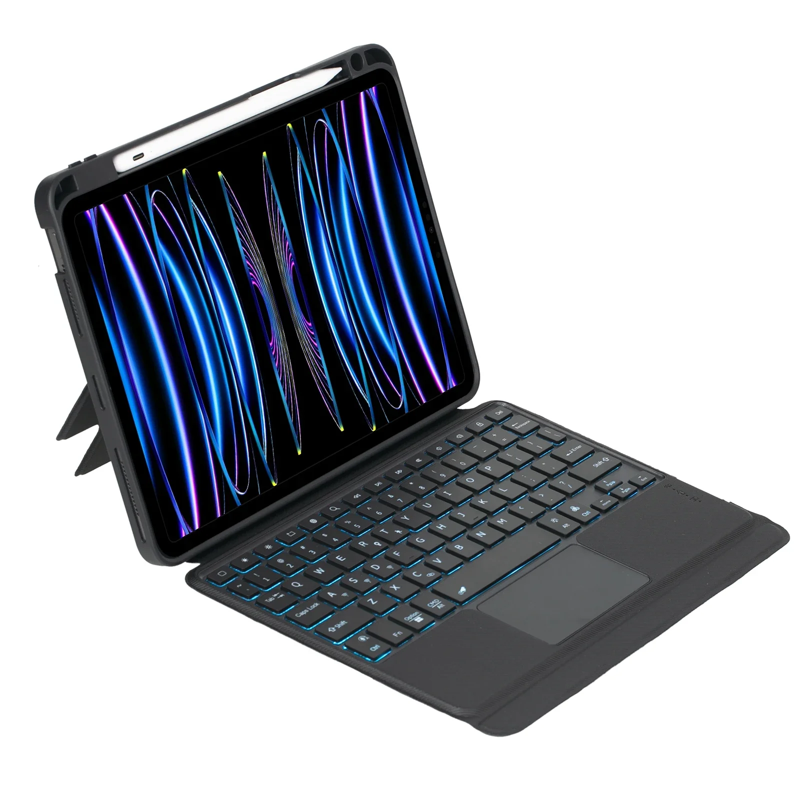 

RGB USB Interface Custom Mini Keyboard Cover for iPad Air 4/5 and 11 Pro Fast Shipping Magic Split Carrying Case