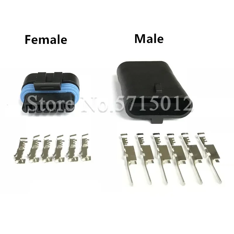 6 Hole 12066317 12162261 Metri-Pack 150.2 Waterproof Car TPS Flat Accelerator Pedal Plug Automotive