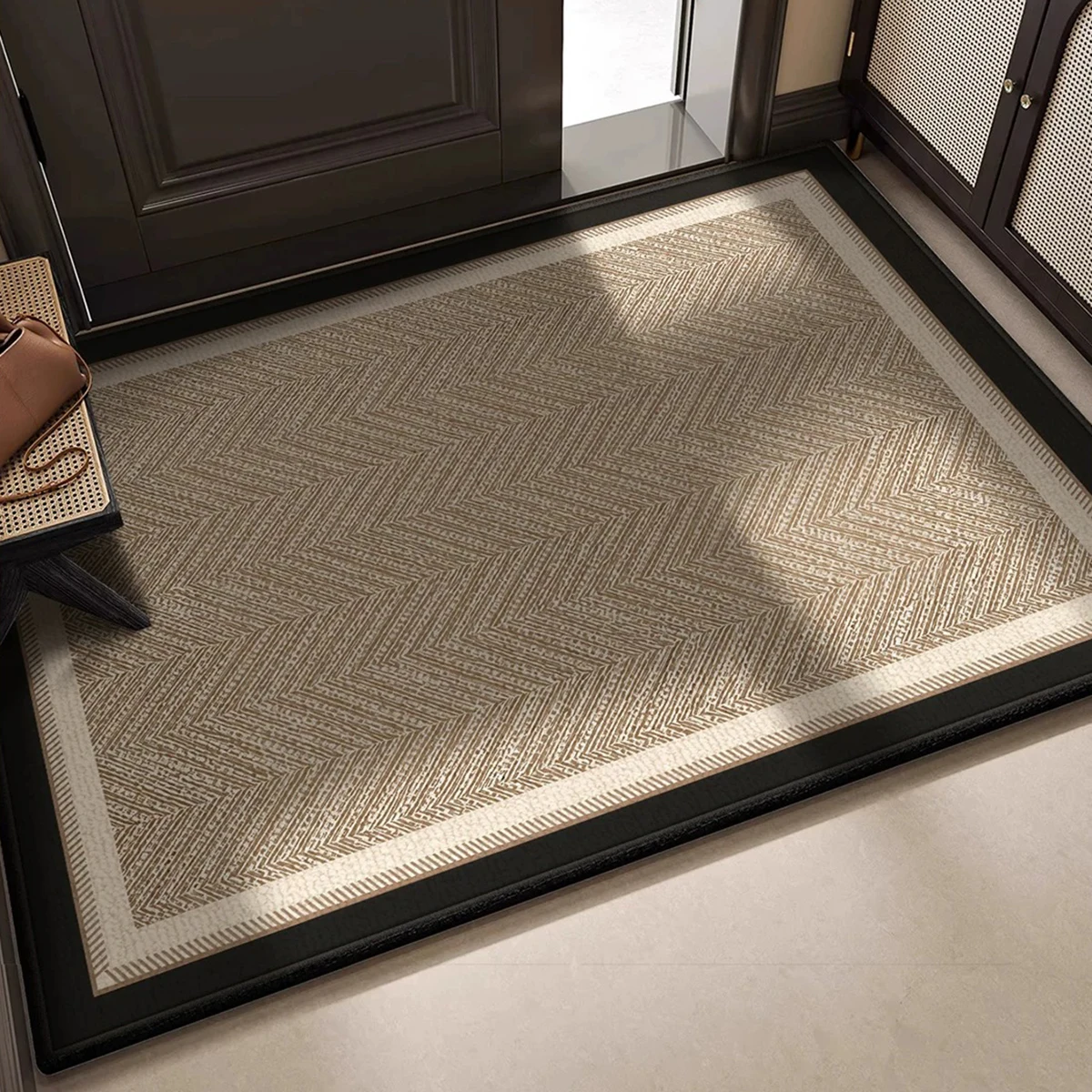 Alfombra de entrada a rayas, a - Home Decor Games Online Free reseña y precio