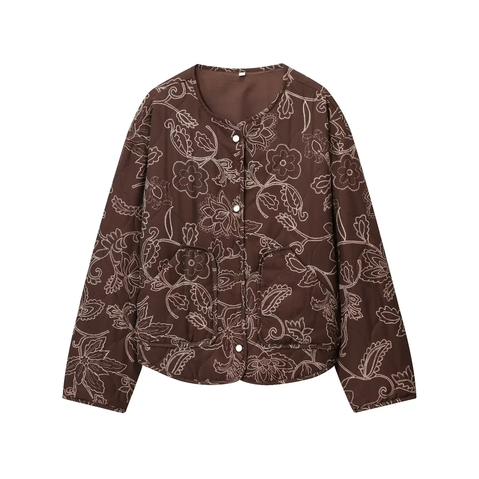 

Модная стеганая куртка с покрытием, женская осенне-зимняя новая стильная верхняя одежда в европейском и американском стиле