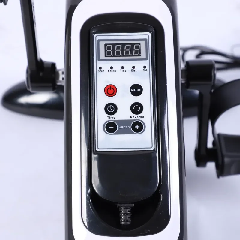 Mini Electric Fitness Bike Portable Pedal Exercise Machine Home Gym Workout Equipment Compact Cycling Trainer for Legs Arms