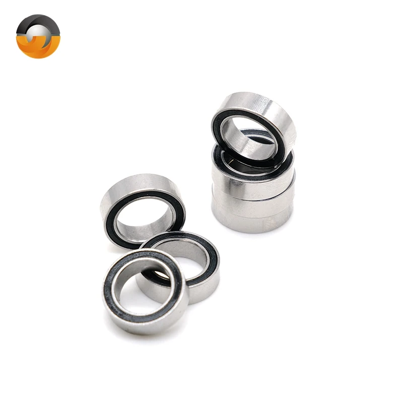 10pcs MR125 2RS Bearing 5x12x4 mm ABEC-7 Chrome Steel Bearing MR125 RS Reel & RC Bearing