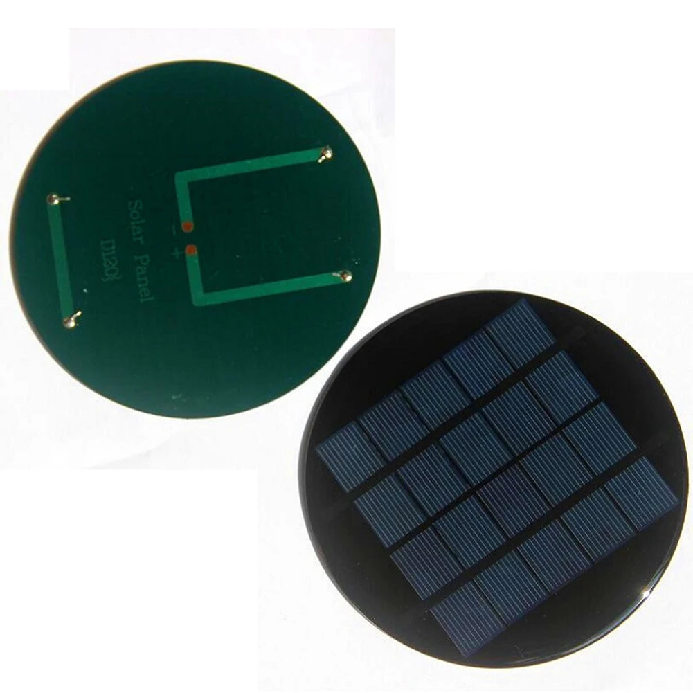 Sustainable Energy Generation Portable and Lightweight Mini Solar Cell Module in a Circular Form Factor Measuring Only 120 mm