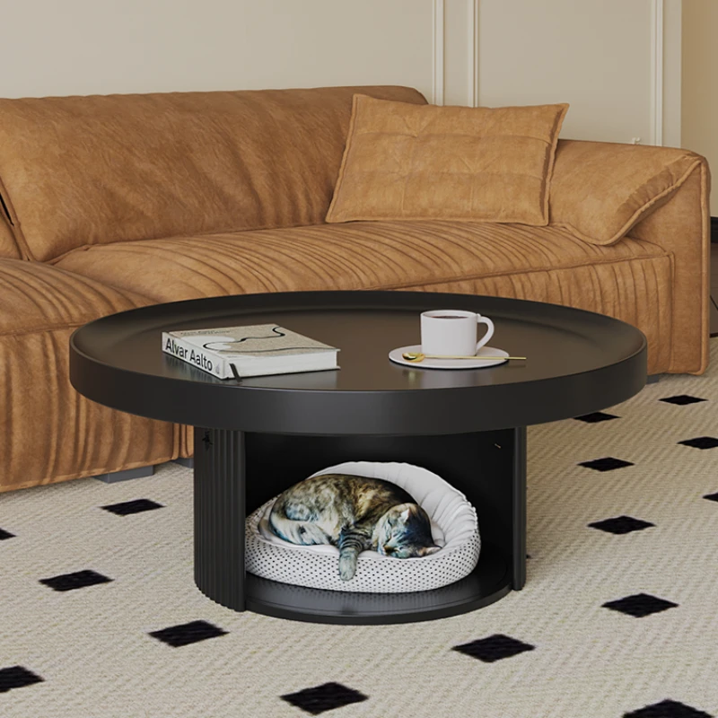 

Round Nordic Coffee Tables Design Minimalist Floor Center House Entrance Hall Bedside Table Basse De Salon Living Room Furniture