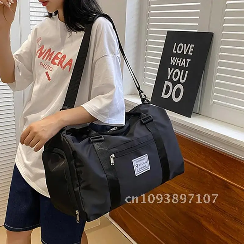 Oxford Travel Carry Handbags Large Capacity Bag On Luggage Women Bag Tote Waterproof Fashion Weekend Outdoor Bags Shoulder Men