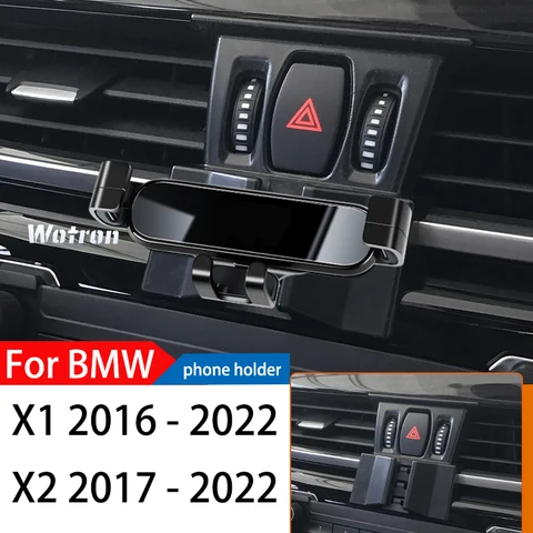 Автомобильный держатель для телефона для BMW X1 X2 2012-2022 F39 F48 GPS Специальный гравитационный держатель для навигатора с подставкой с вращением на 360 градусов