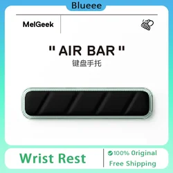 MelGeek Air Bar Poggiapolsi Tastiera meccanica Poggiamano Tutore in silicone liquido Poggiapolsi personalizzato Cuscino per cuscino per le mani 60%/65%/75%