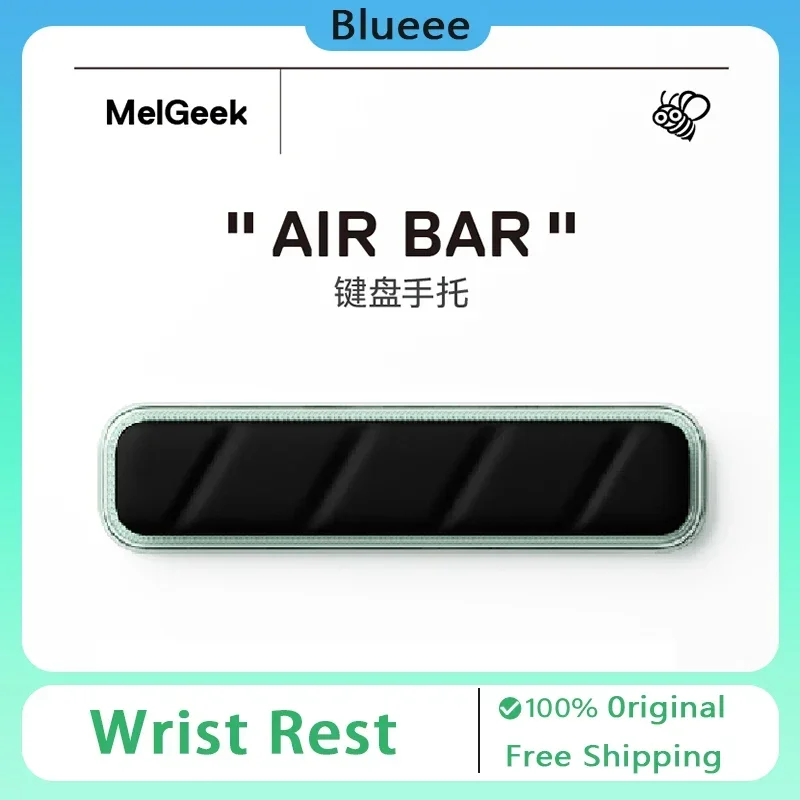 melgeek descanso de mao teclado mecanico air bar descanso de pulso brace silicone liquido travesseiro de palma personalizado almofada 60 65 75 01