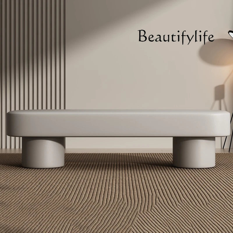 انتظار الاسترخاء القدم البراز الأبيض لطيف كريم الإبداعية الجمالية الأزياء واضح خطوة البراز غرفة ديكور موبليس غرفة الزينة #6