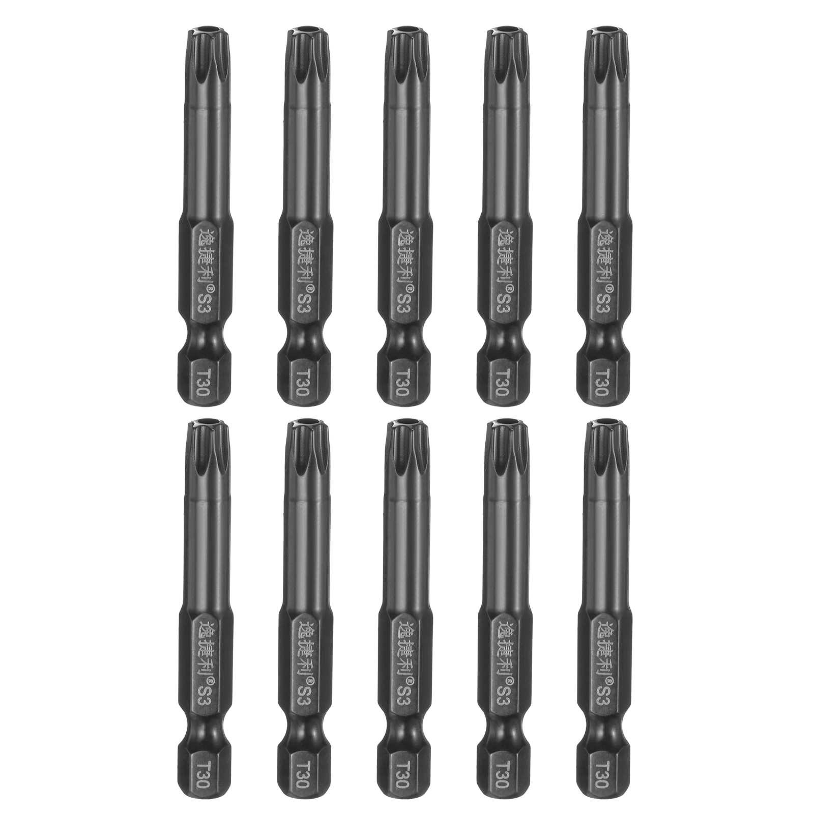 10pcs Torx Screwdriver Bit 1/4