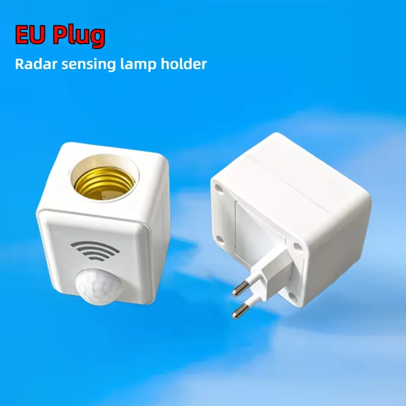 AC110-240V Wall Mounted LED Human Infrared Sensor Lamp Holder Intelligent Delay E27 Screw Port Sensor Lamp Head Adapter image 6