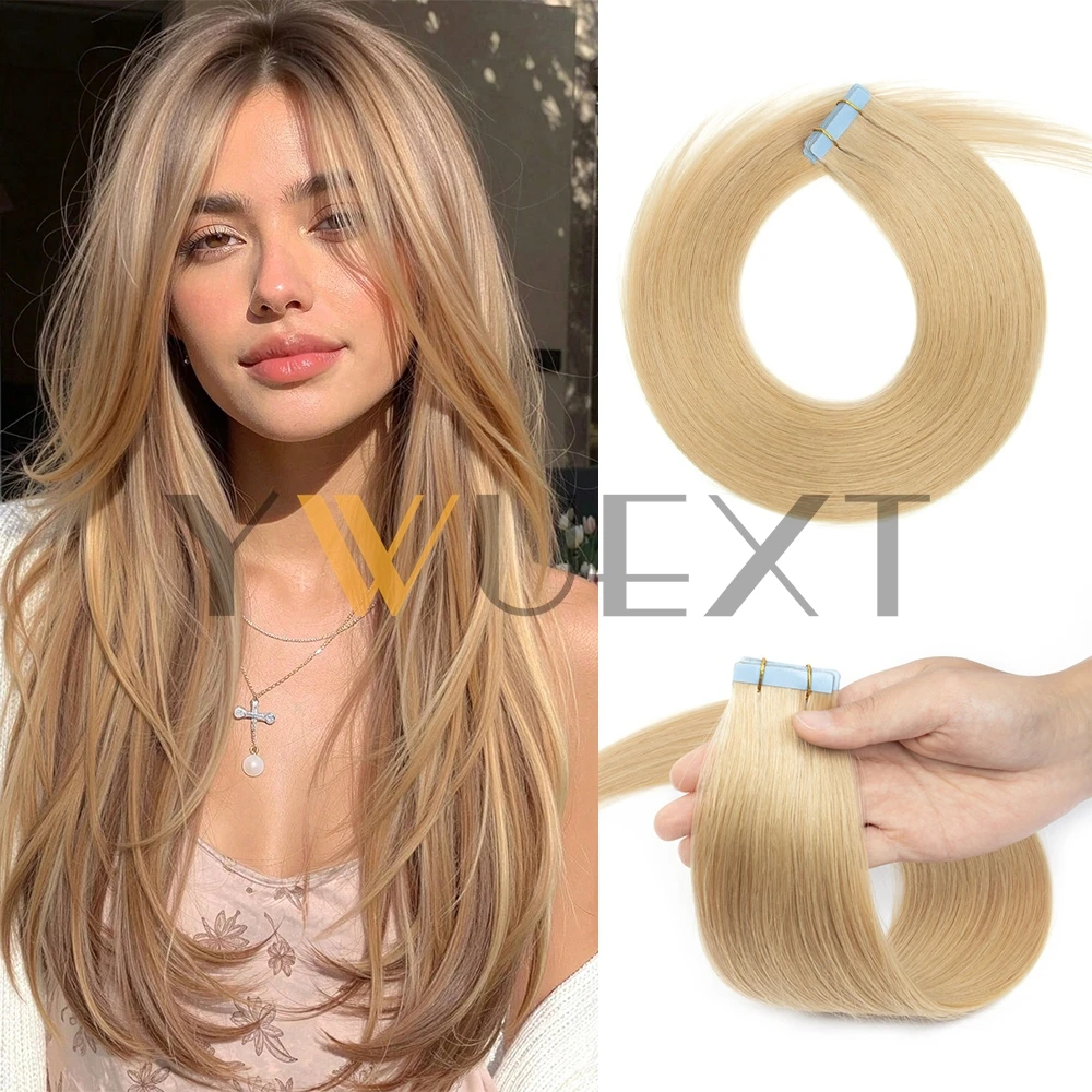 50g/pack Tape In Human Hair Extensions 12