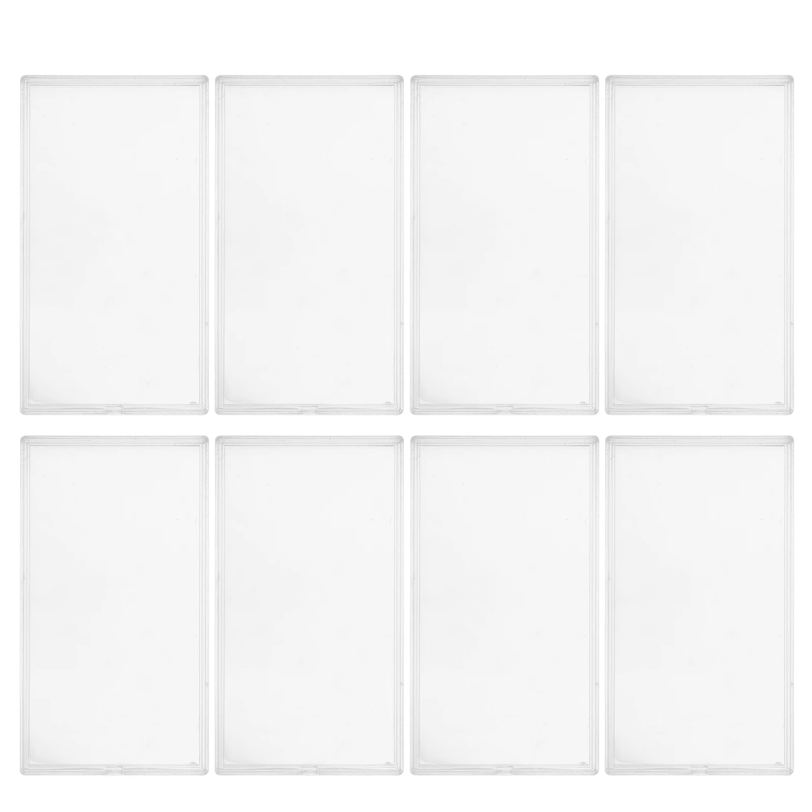 

8pcs Banknote Box Display Protector Commemorative Money Case Paper Lottery Case Coin Banknote Protective Holder Dollar Bill