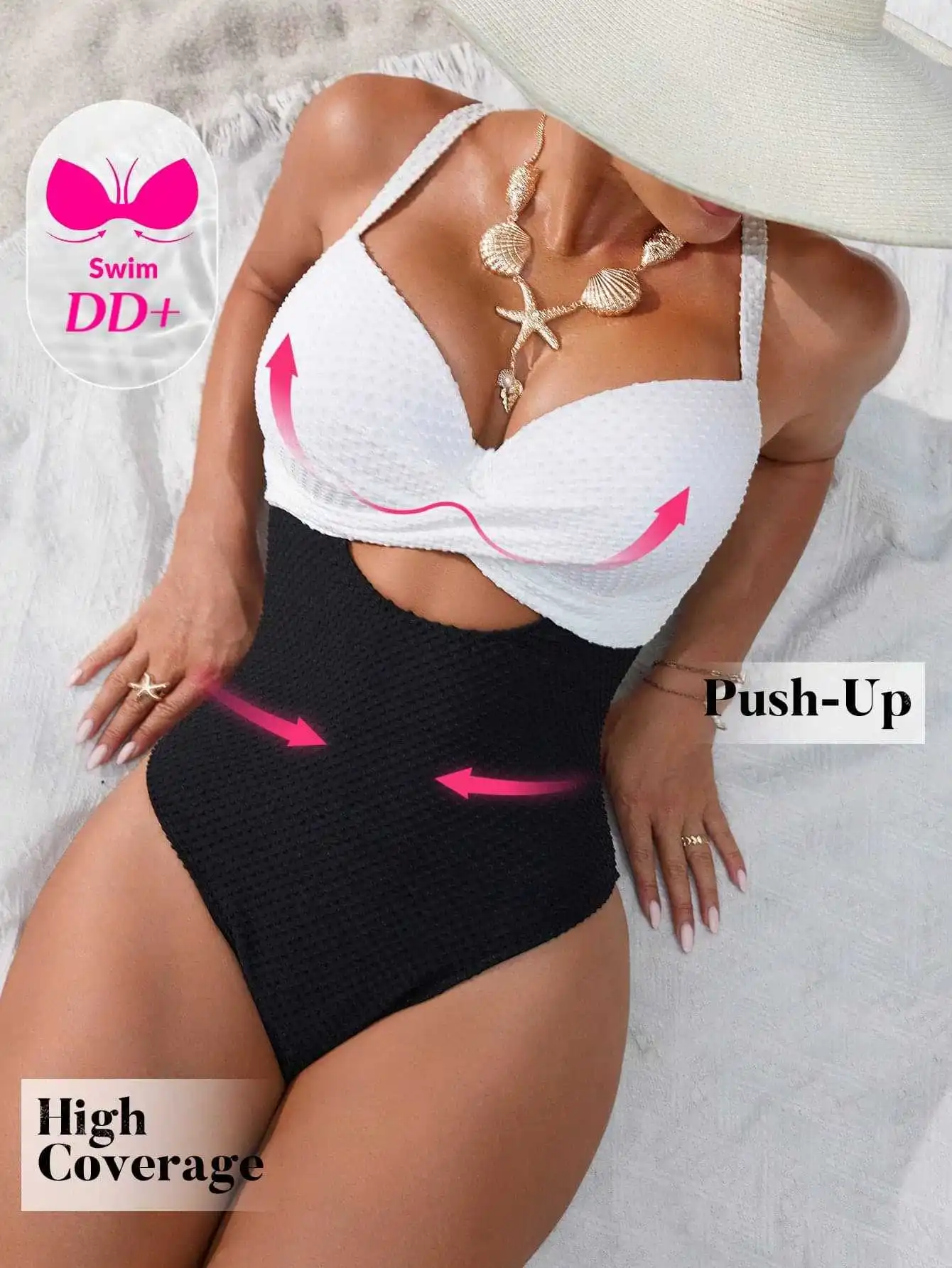 夏休みカットアウトモノキニセクシーカラーブロックワンピース水着ボディコン水着女性用バックレスボディスーツトップス水着