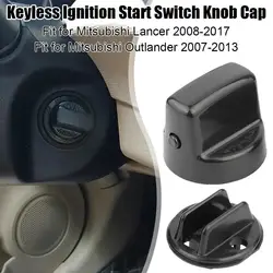 Car Plastic Keyless Ignition Start Knob Cap & Insert 4408A167 4408A031 Fit for Mitsubishi Lancer Outlander 2008 - 20 E6U6