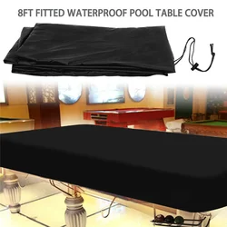 Billiard Pool Table Cover Heavy Duty Waterproof Sun Rain Snow Dust Protection Black 600D Oxford Cloth For Home Furniture Covers