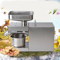 220V Commercial Automatic Oil Press Machine Peanut Oil Extractor Expeller 600W Oil Press Machine