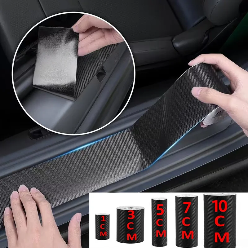 Car decorative scratch-covering color-changing film carbon fiber sticker interior body matte black 3D three-dimensional sticker