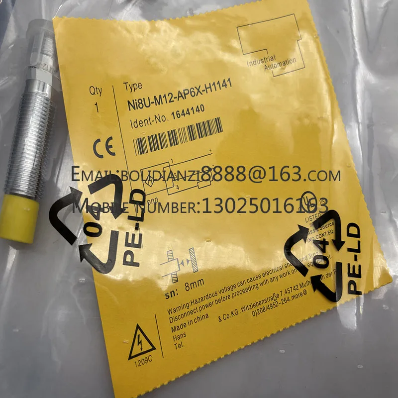 Sensor de interruptor de proximidad, NI8U-M12EE-AP6X-H1141, nuevo, disponible