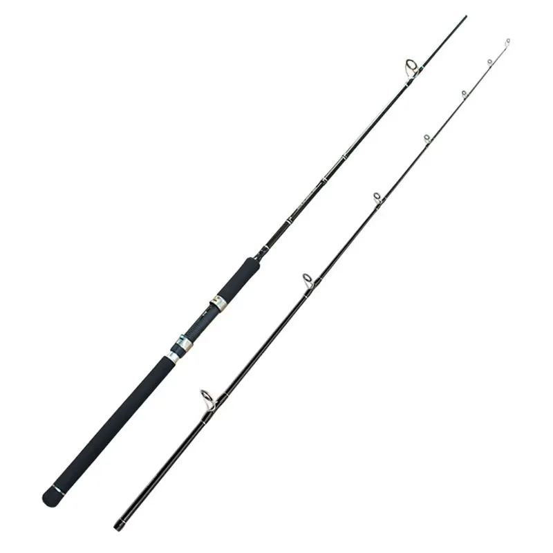 Newbility ALIVIO Carbon Fiber Spinning Fishing Rod - 2.1m/2.4m/2.7m/3m Hard Long Casting 2-Section Rod