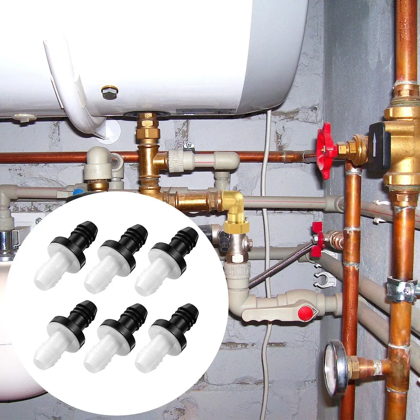 Micro Fluid Plastic Non Return Check Valve Inline Small Water Valve for Pump Lines and Pneumatic Projects