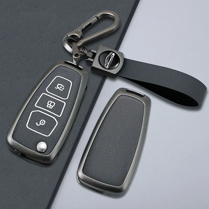 

Car Key Case Cover For Ford Focus 2 3 MK3 ST RS Custom C-Max S-Max Ecosport Kuga Escape Fiesta Mondeo Shell Fob Accessories