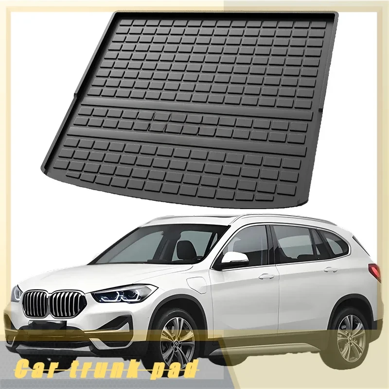 Auto Rear Boot Cargo Liner Tray Trunk Mat Carpet for BMW X1 F48 F49 U11 2016 Cushion Pad Carpet Pad Anti-dirty Anti-water TPE