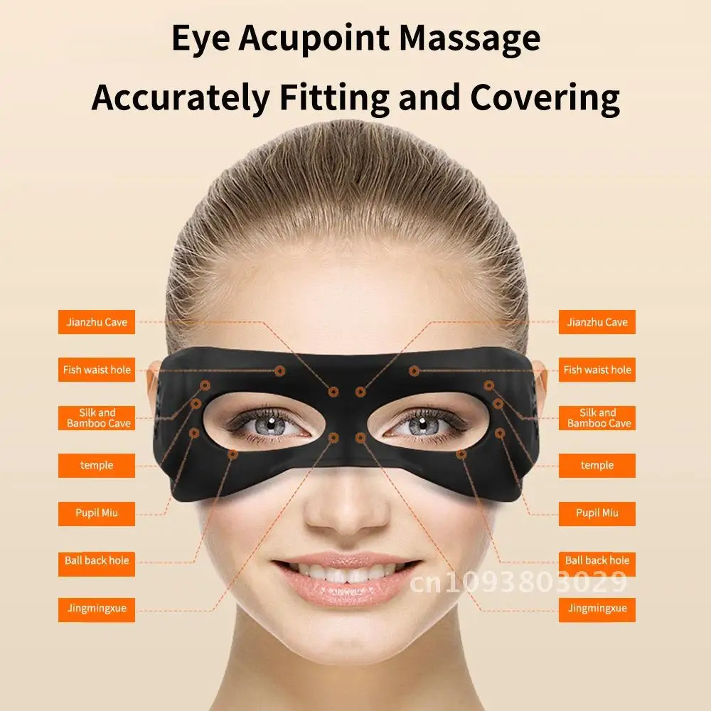 Microcurrent Eye Massager Ems Eye Massage Device Reduce Wrinkles Fatigue Massage Fatigue Relief Glasses Relieves Eyes Eye Eye