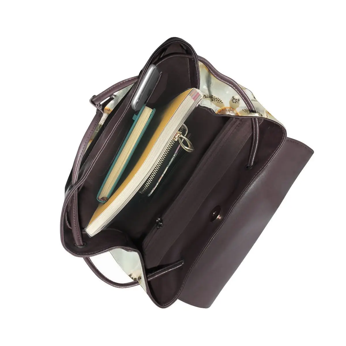 거북이 거품 장면 3D 패턴 새로운 핫 여성 배낭 디자이너 고품질 가죽 간단한 패션 대용량 배낭