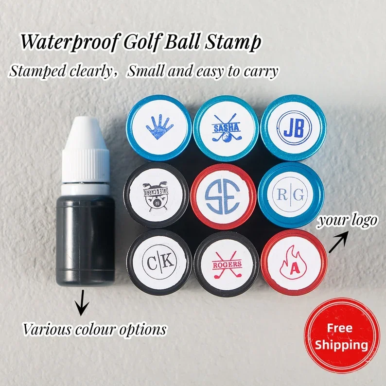 Customized Golf Ball Stamp. Make Your Golf Ball Look Special. Birthday Gift For Husband. Personalized Logo For Golf Balls