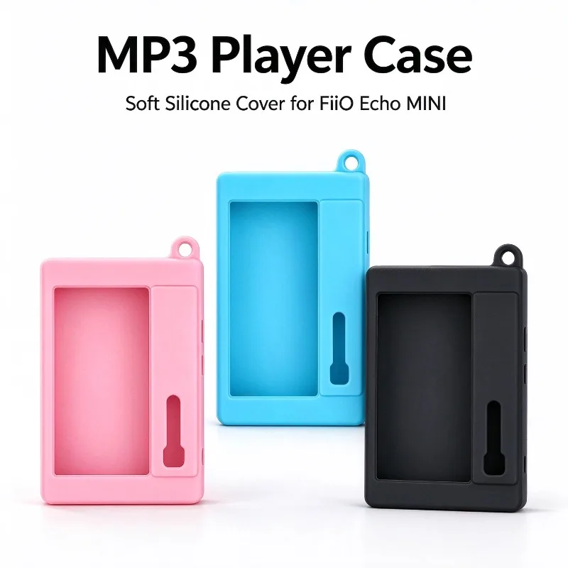 For FiiO Echo MINI MP3 Player Silicone Case Soft Protective Cover Skin Shell Portable Anti-Drop Accessories