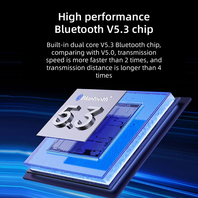 Car FM Transmitter 30W PD Type C Dual USB Fast Car Charge Ambient Light Bluetooth 5.3 Handsfree MP3 Player Car FM Modulator